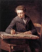 LePICIeR, Nicolas-Bernard The Young Draughtsman dg Sweden oil painting reproduction